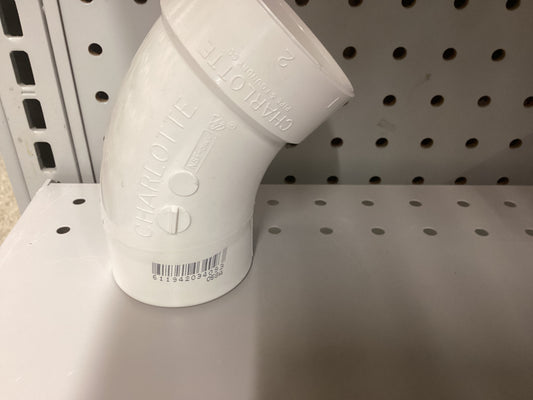 2” SXH ST 45 Elbow PVC