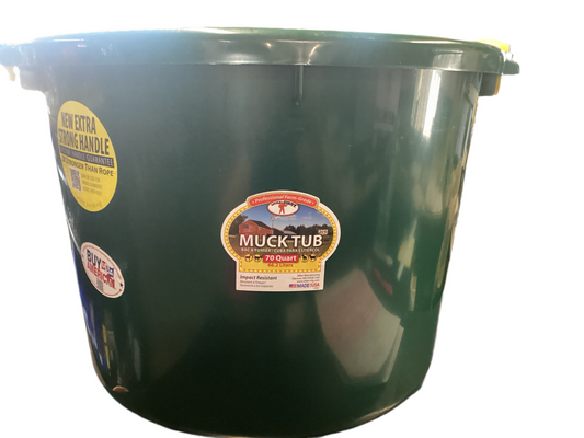 Muck Tub 70QT Green