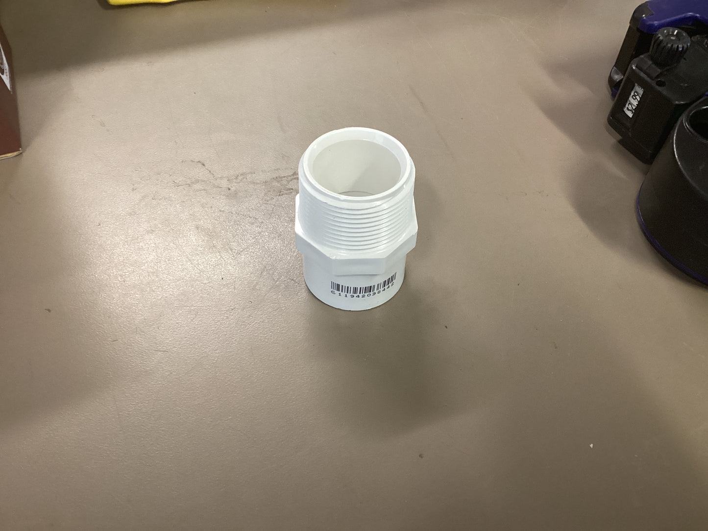 1-1/4” x 1” PVC Male Adapter