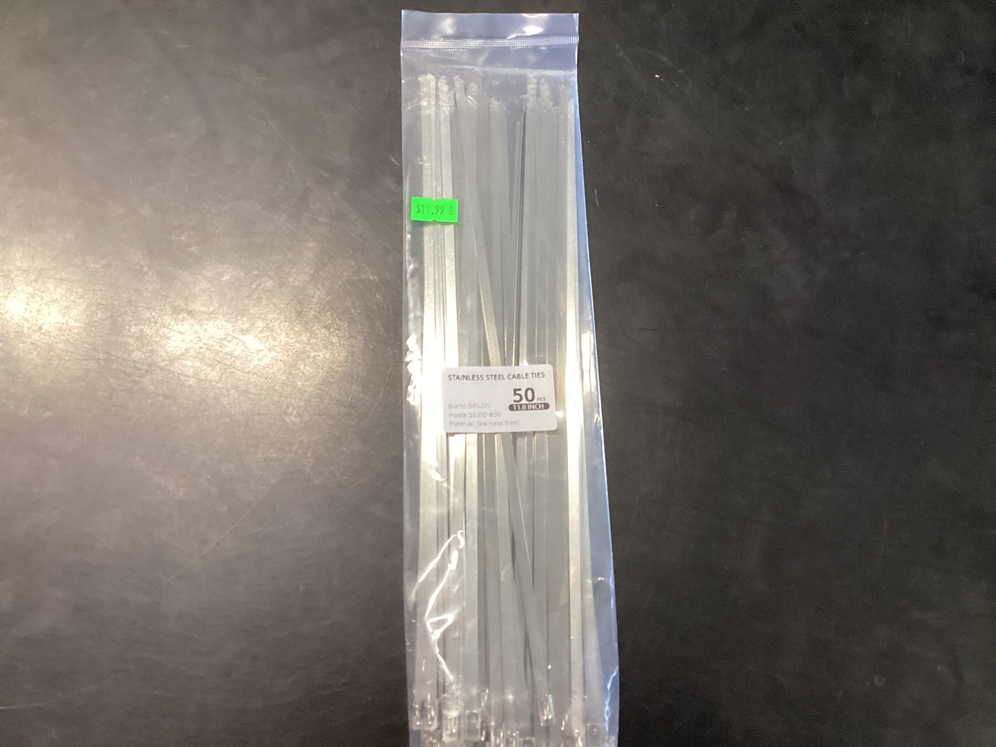 Stainless Steel Cable Ties 50pc