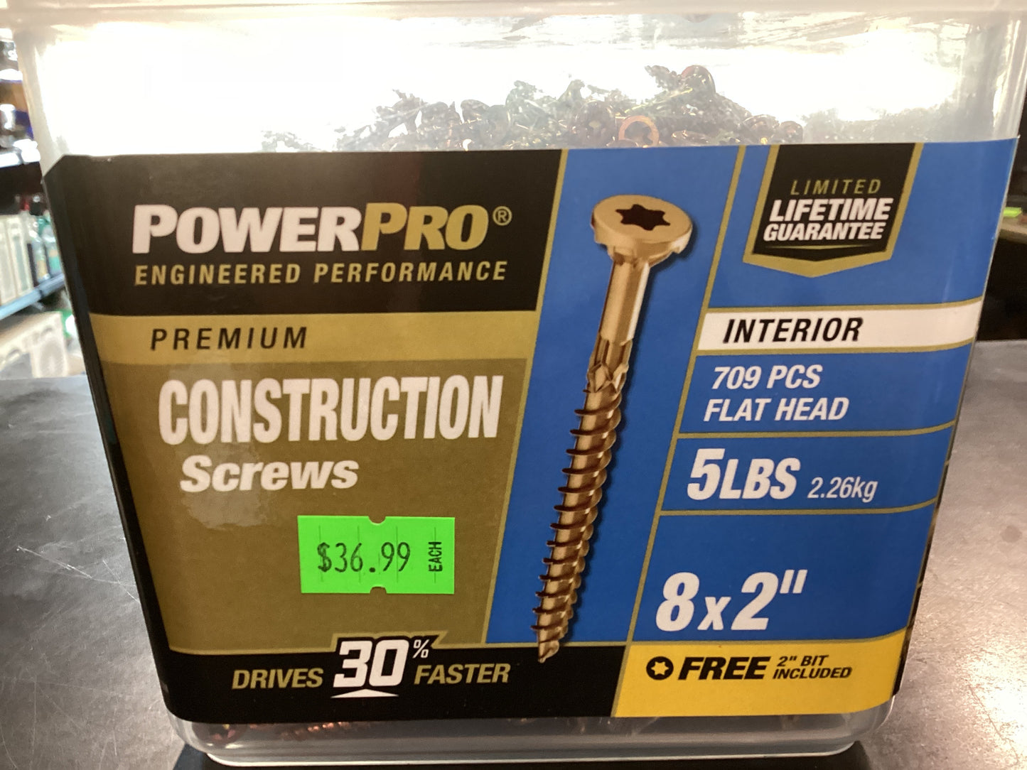 Construction Screws 8”x2” interior
