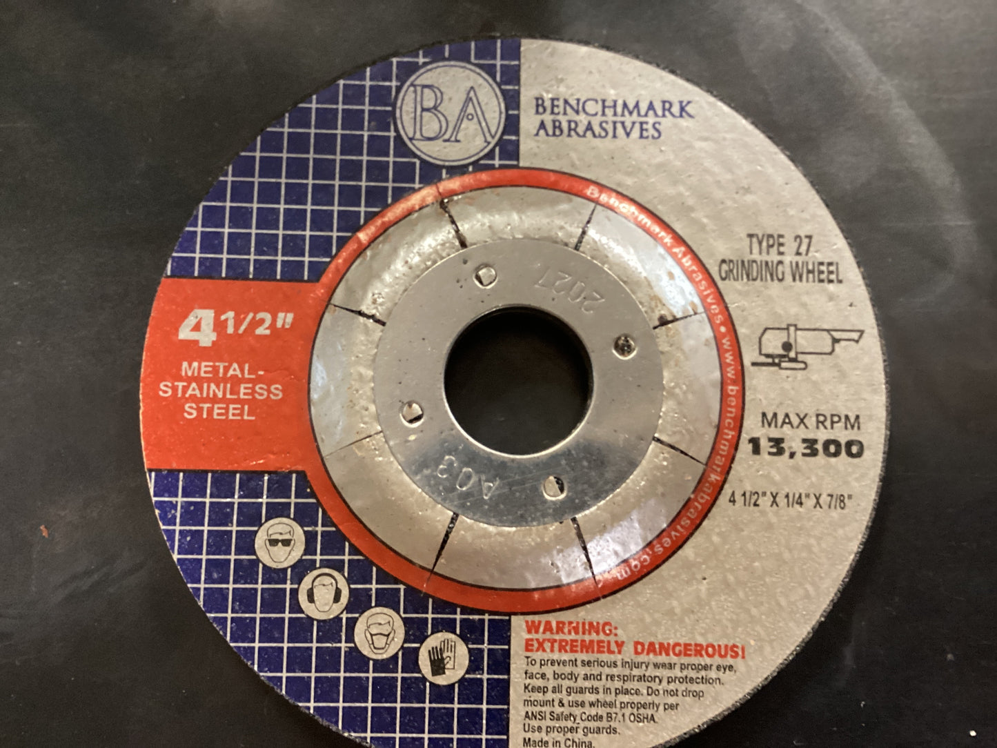 4 1/2” Grinding Wheel