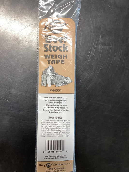 Weight Tape Beef Stock