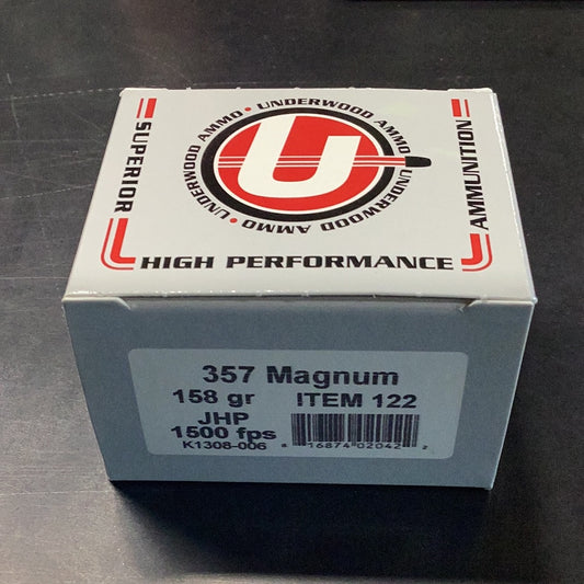 Underwood 357mag 158gr