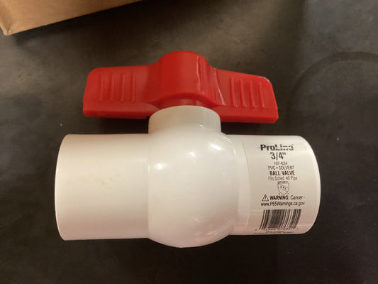 3/4” Ball Valve