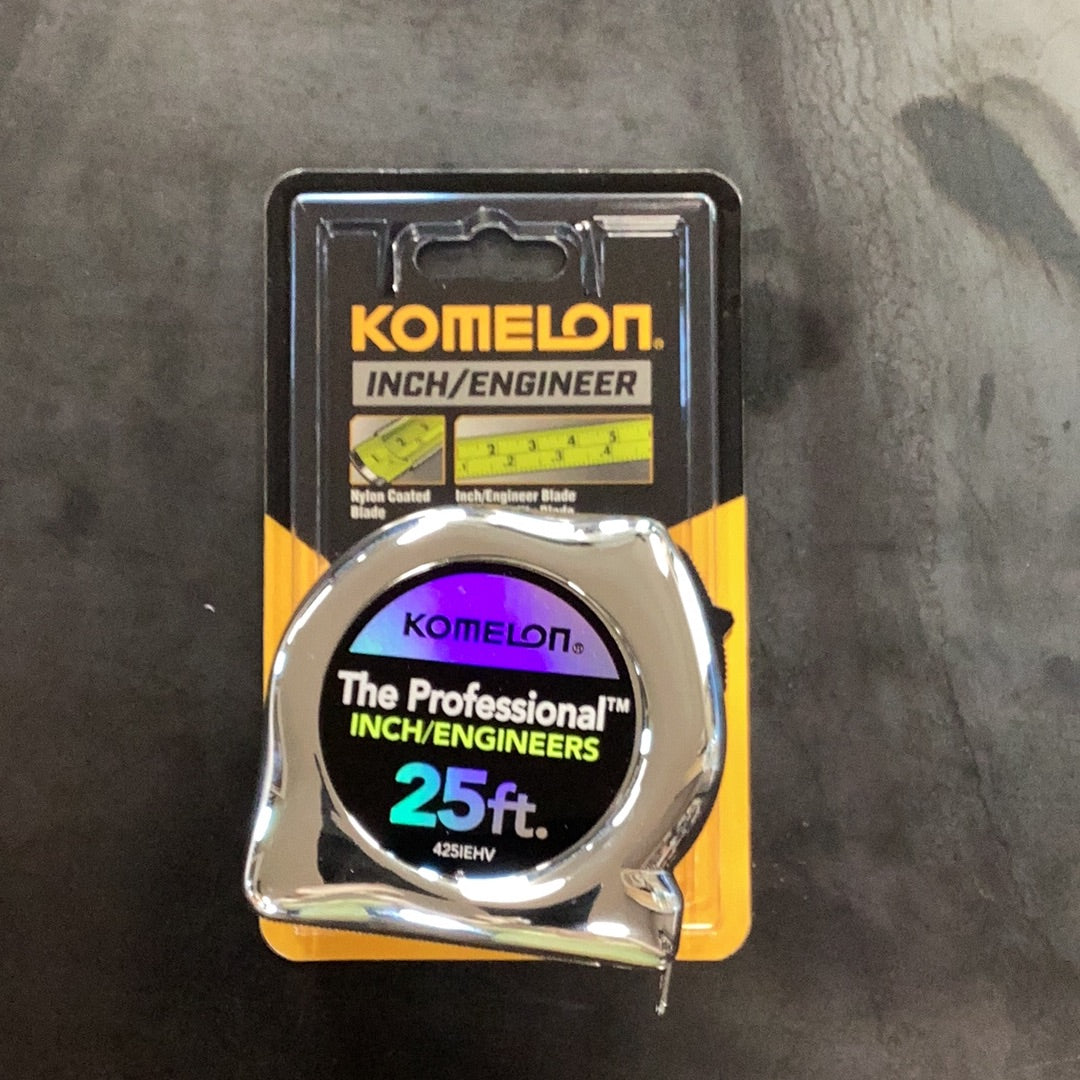 Komelon 25' measuring tape