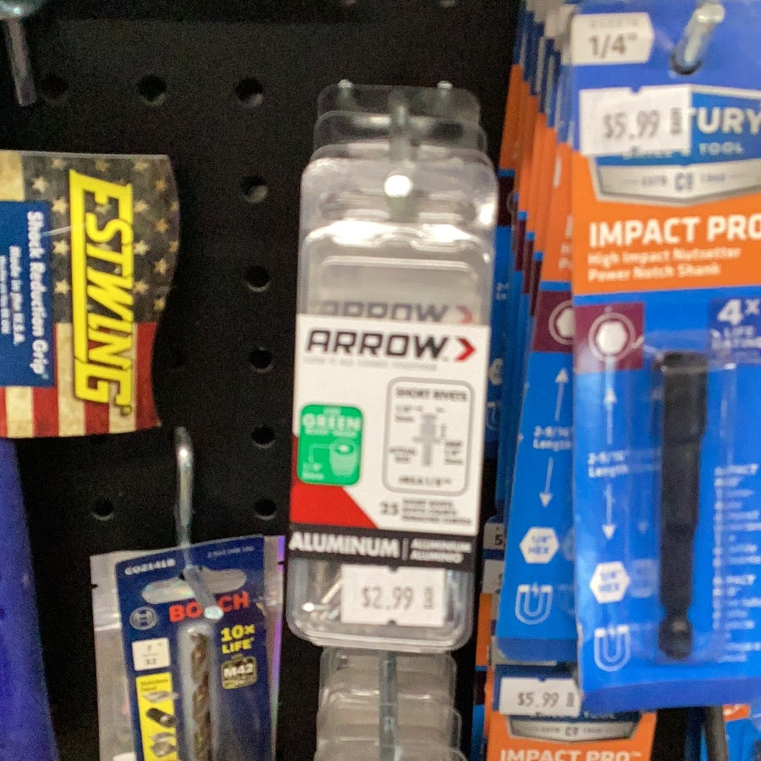 Arrow short rivets