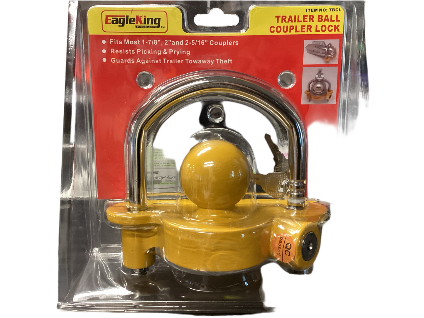Trailer Ball Coupler Lock
