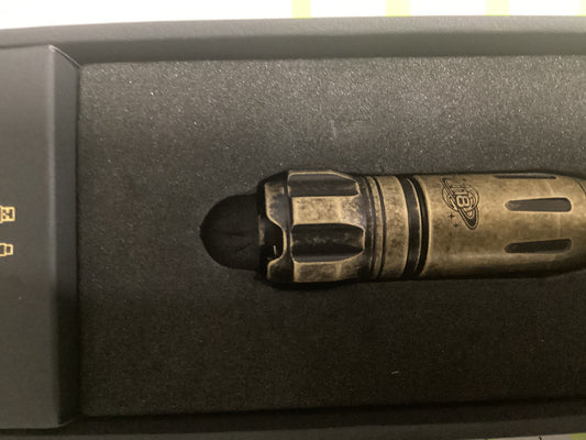 Brass Rechargeable USB Flashlig