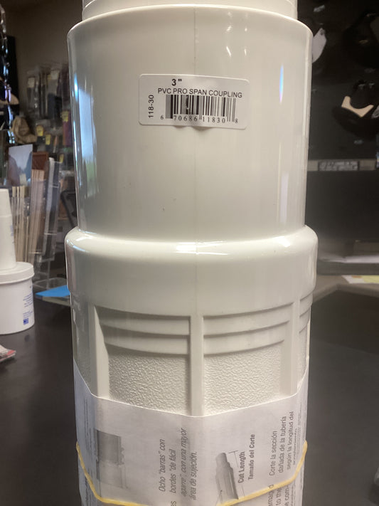 3” PVC Repair Coupling Soan