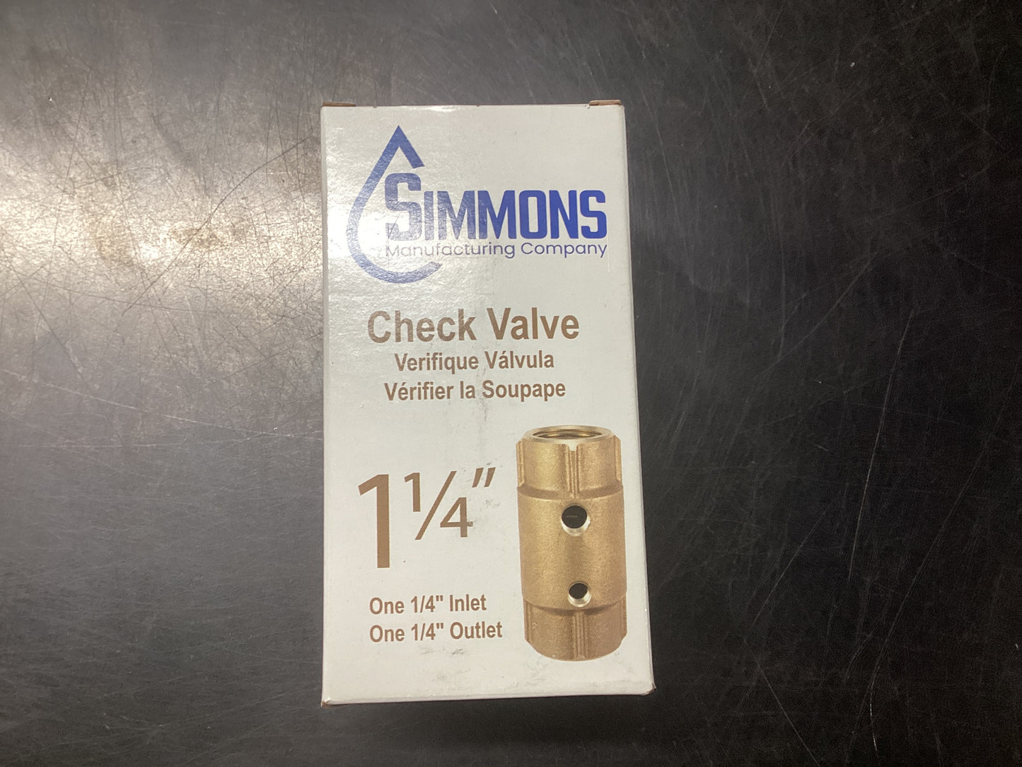 Simmons Check Valve 1-1/4