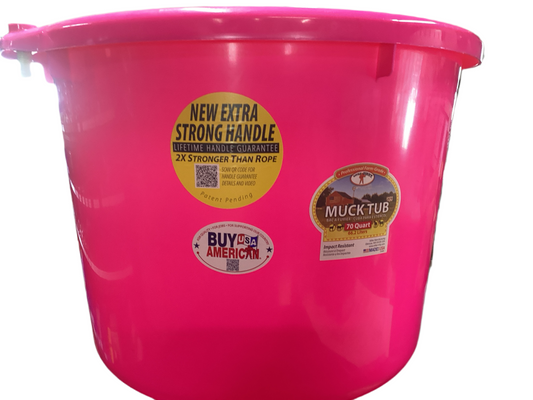 Muck Tub 70QT pink
