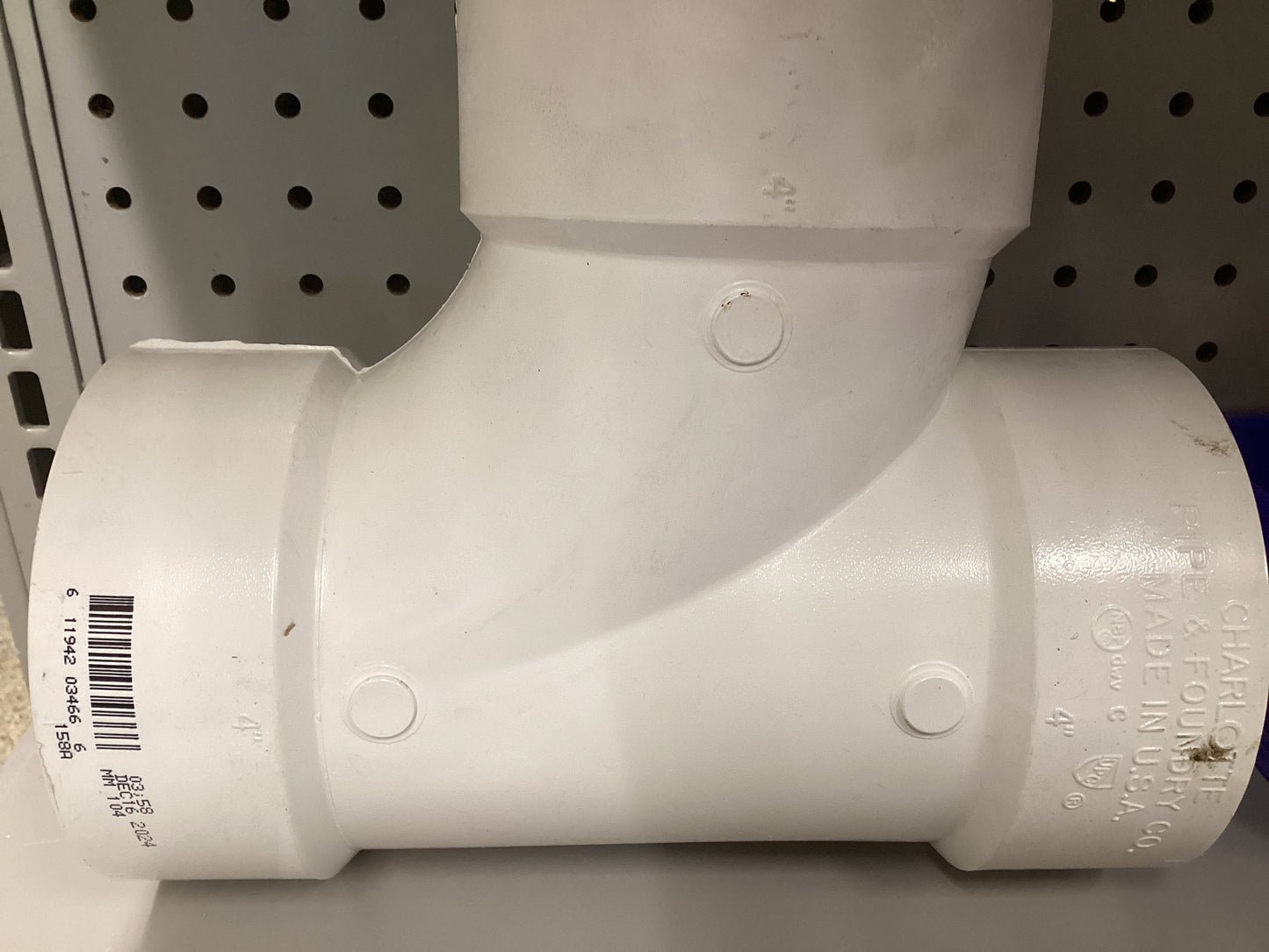 4” San Tee PVC