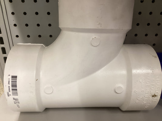 4” San Tee PVC