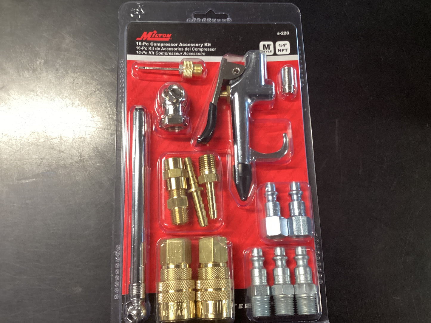 16pc Air Compressor Kit