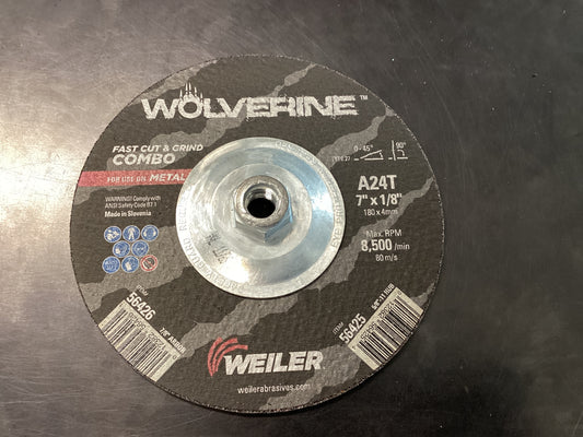 Wolverine 7"x1/8" 8,500 A24T