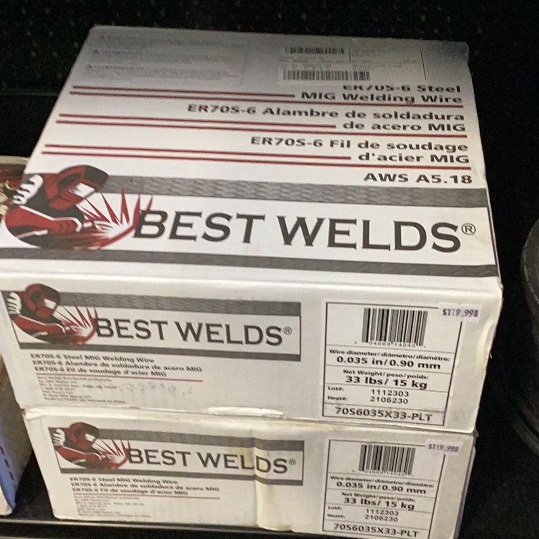 Best welds 0.035 in welding wire