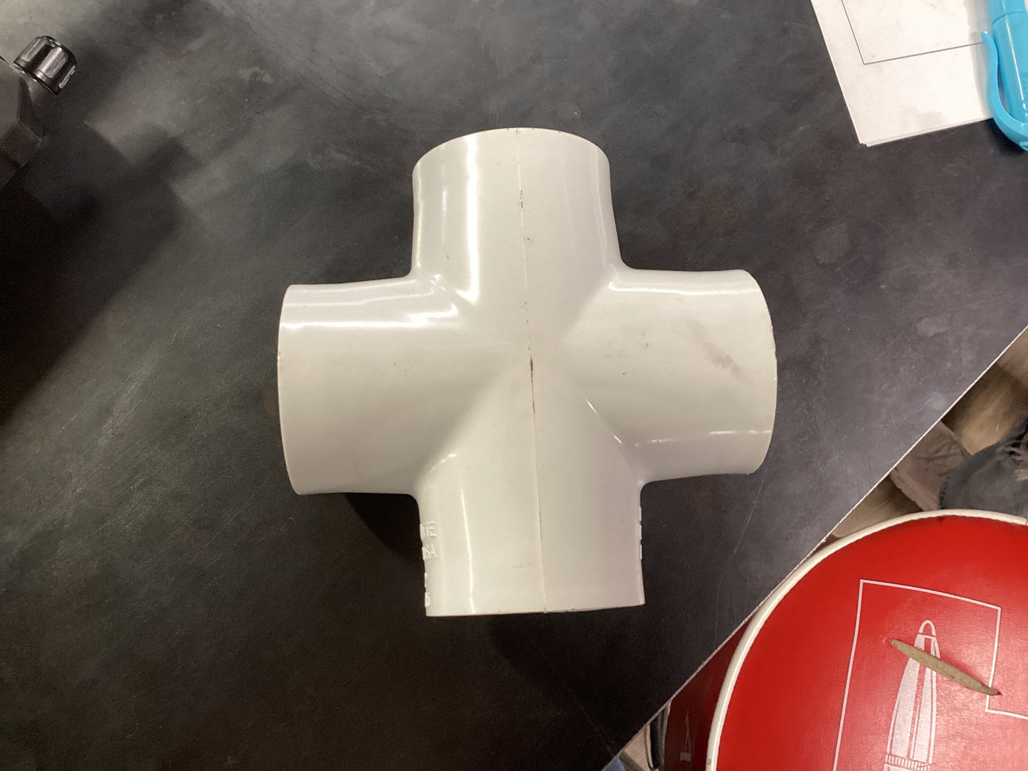 1-1/2” PVC Cross