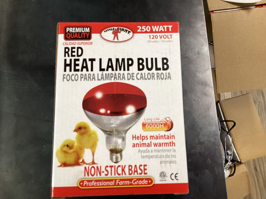 Little Giant red heat bulb