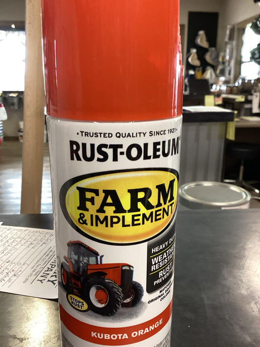 Rustoleum Orange Spray