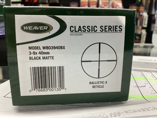 Weaver 3-9x 40mm