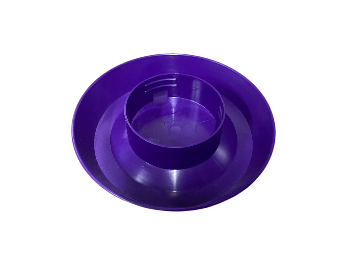 Purple Plastic Quart Threaded Base