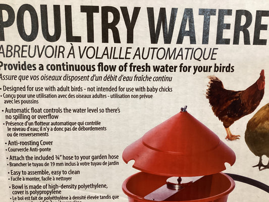Automatic Poultry Waterer