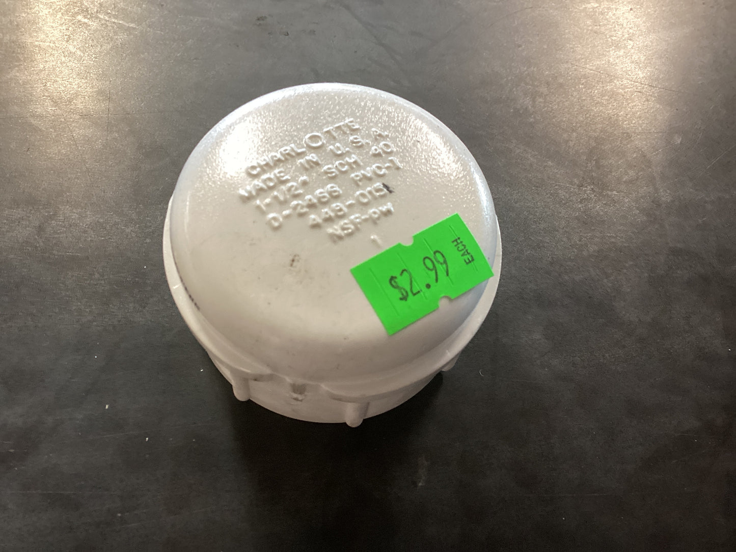 1-1/2” Cap Threaded