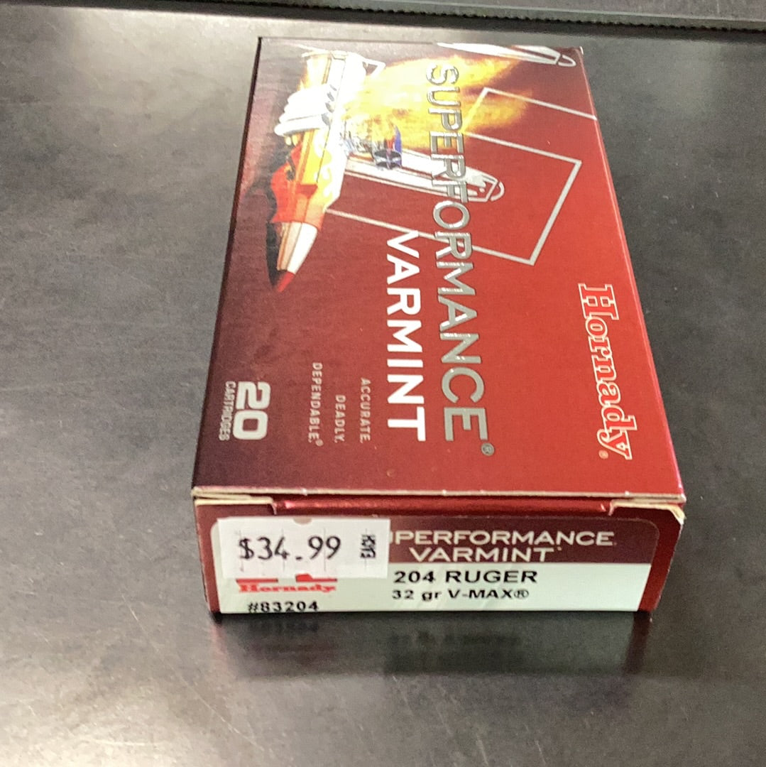 Hornady 204Ruger 32gr