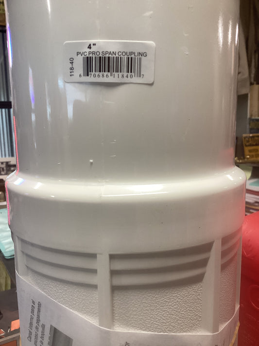 4” PVC Repair Span Coupling