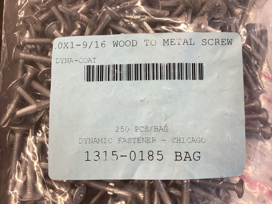 9/16 Wood to Metal Screw 250