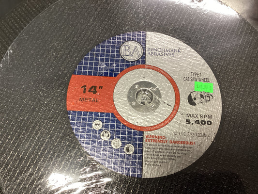 14” Gas Saw Wheel 5PK