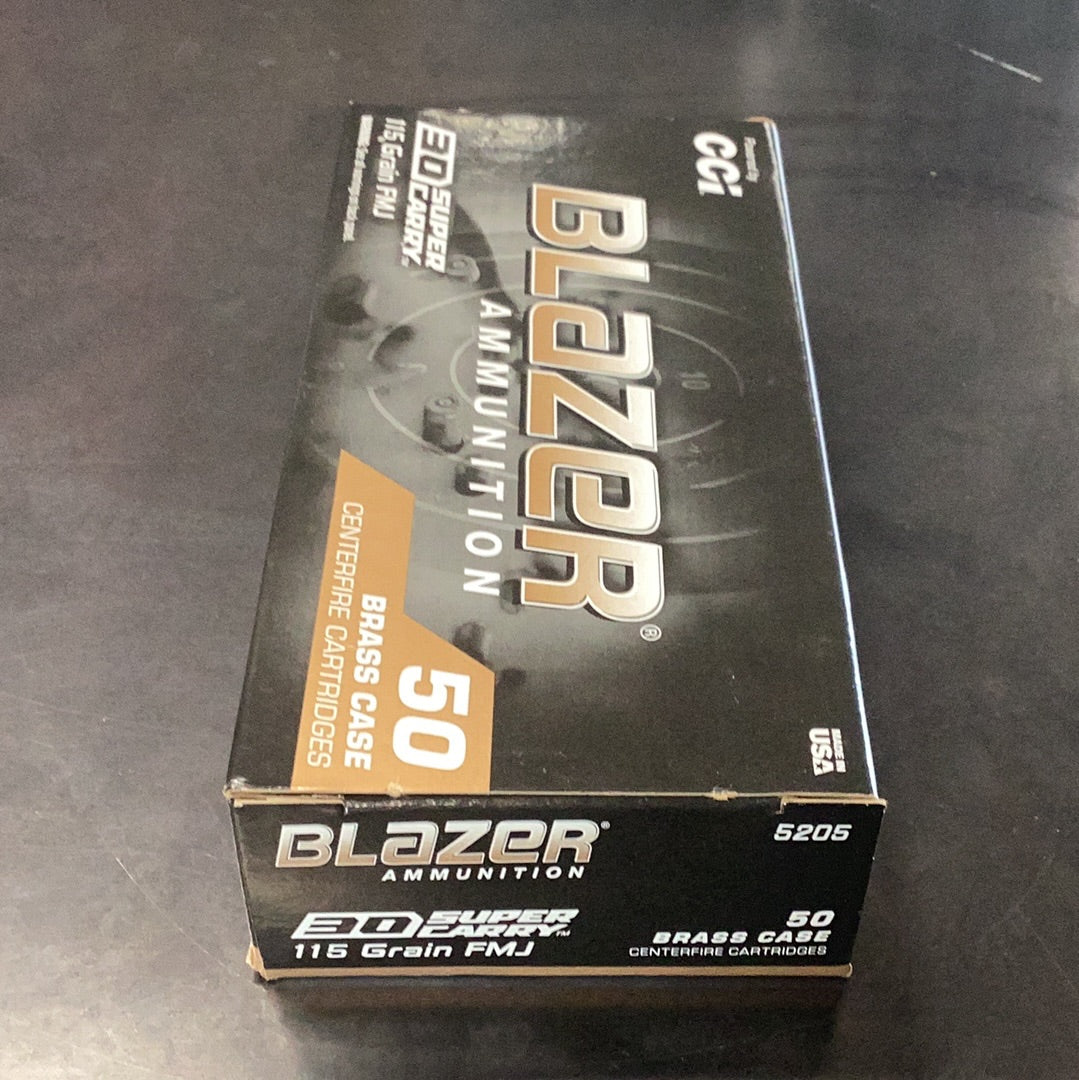 Blazer Ammunition 30super carry 115gr Brass