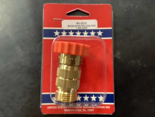 RV Brass Water Regulator