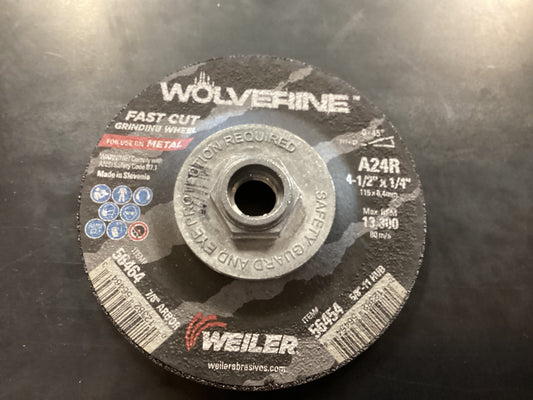 Weiler Wolverine 4-1/2x1/4