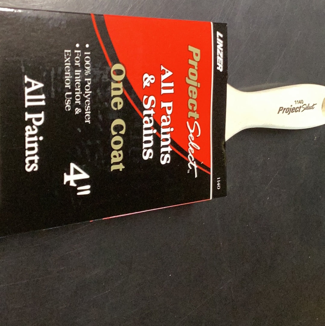 Linzer One Coat Paint Brush 4”