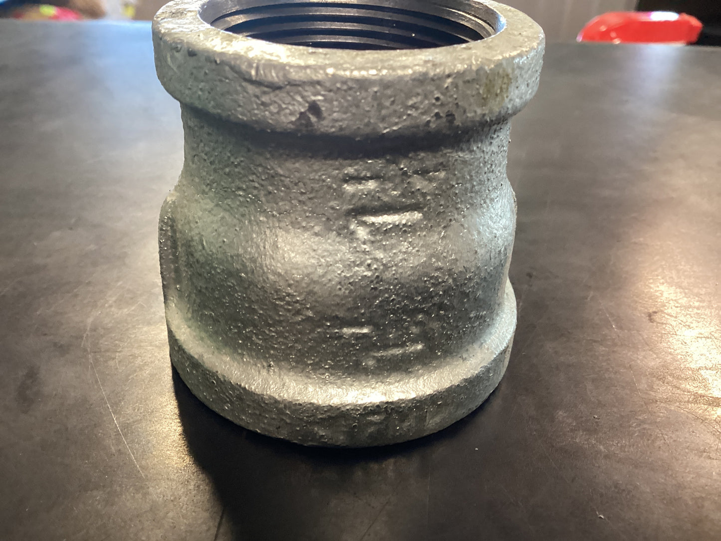 1-1/2”x1-1/4” Galvanized Coupling PVC