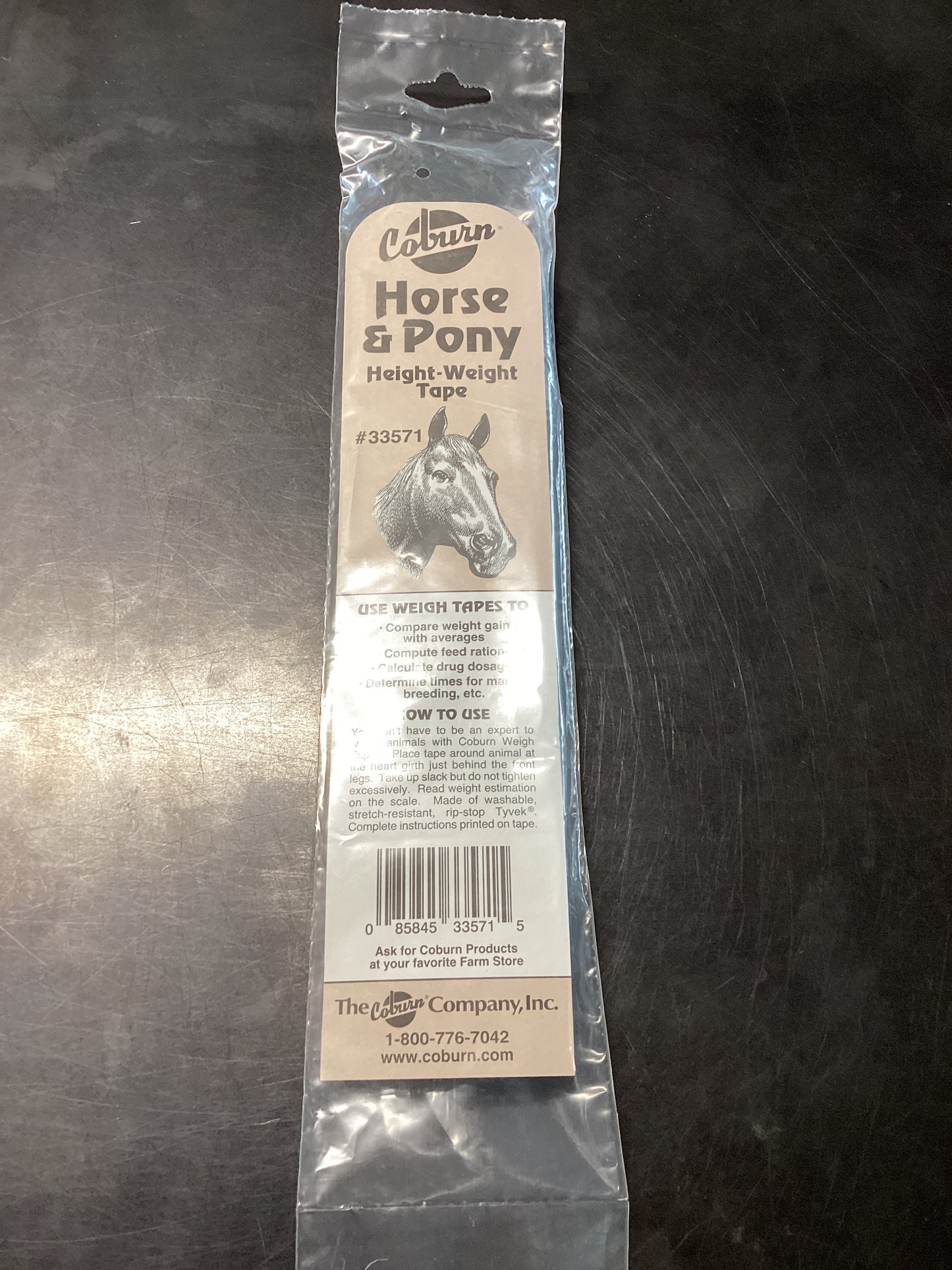 Horse & Pony Weight Tape