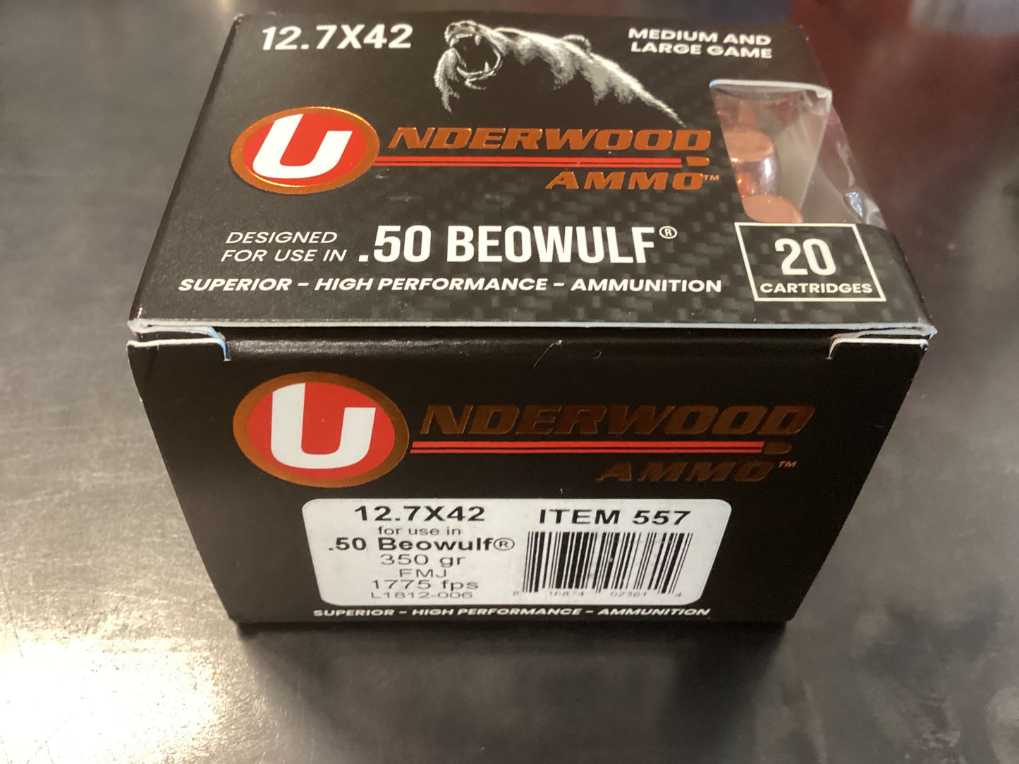 Underwood .50 Lg Game
