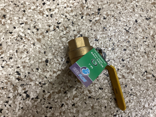 1” Brass Ball Valve