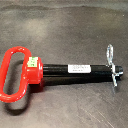 Hitch pin red handle 5/8 x 4 “