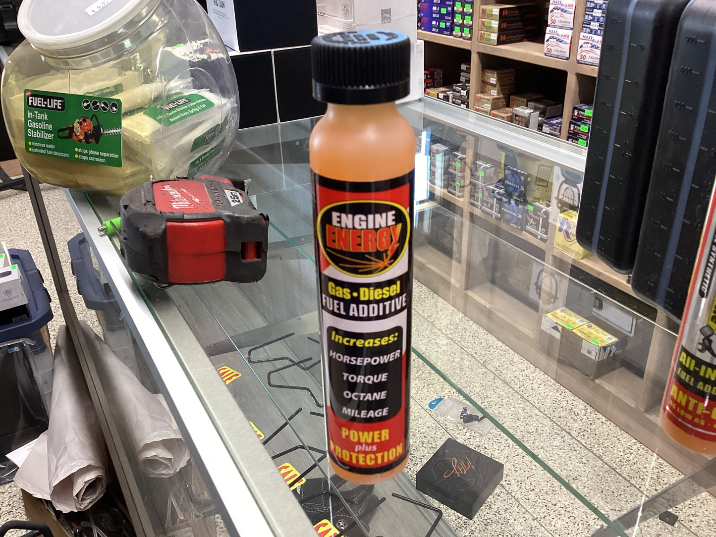Engine Energy Gas & Diesel Fuel Additive 4FL OZ