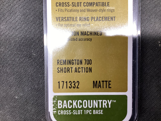 LEUPOLD BACKCOUNTRY Remington 700 Short Action