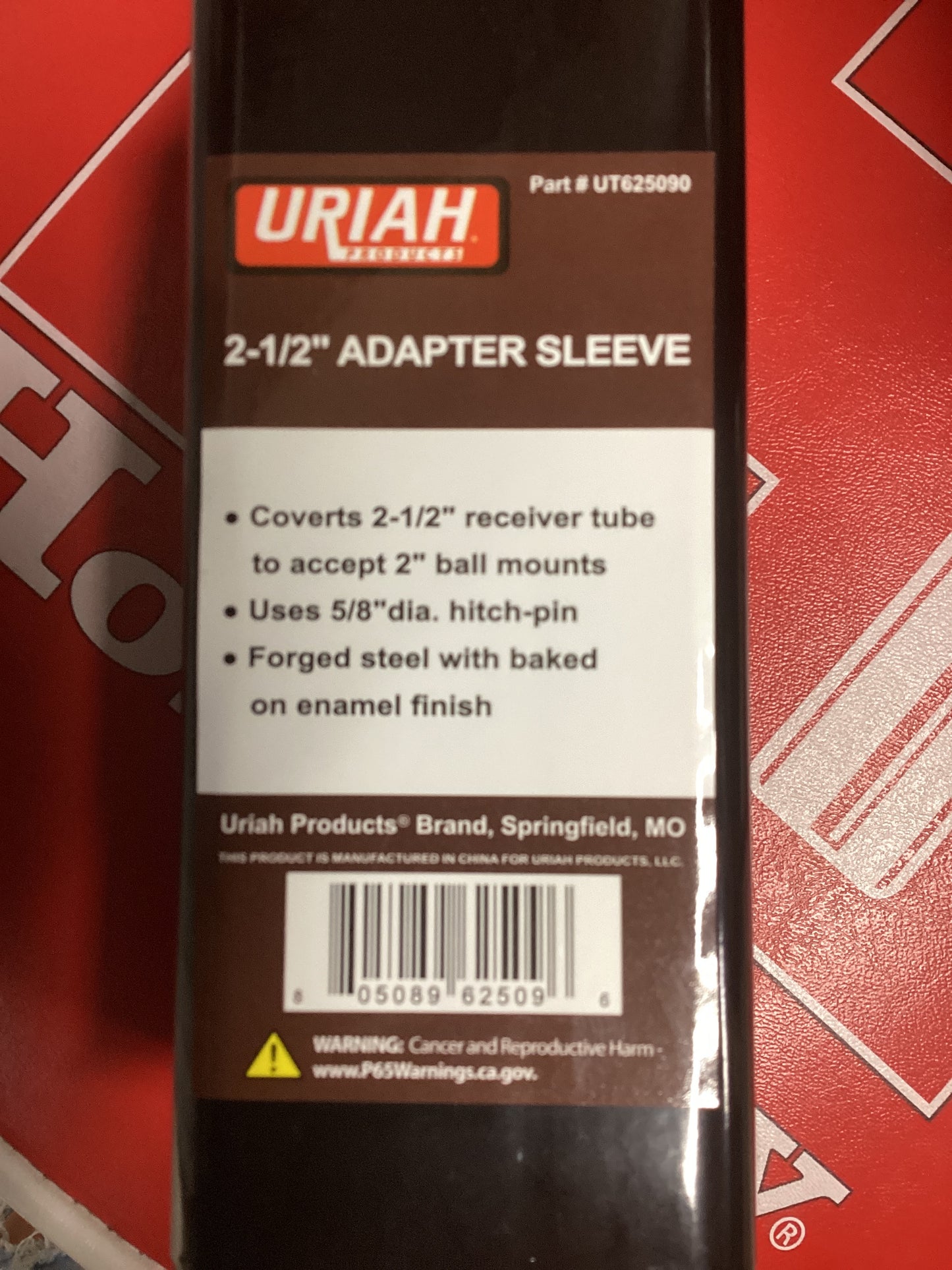 2 1/2” Adapter Sleeve