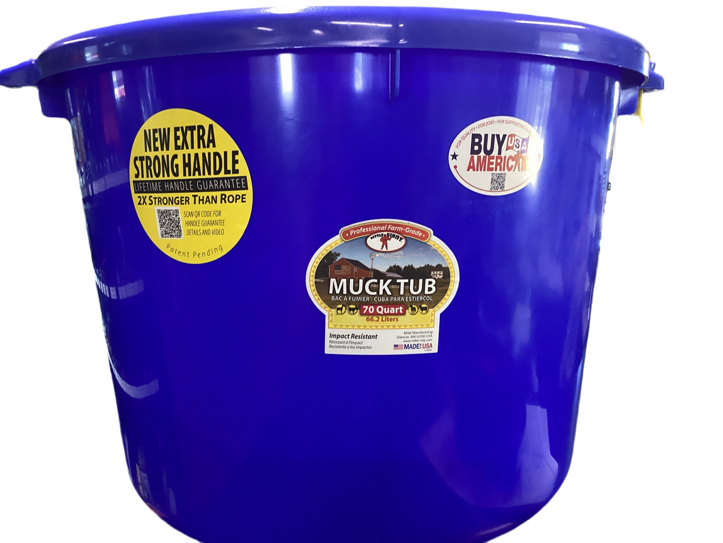 Muck Tub 70gal Royal Blue
