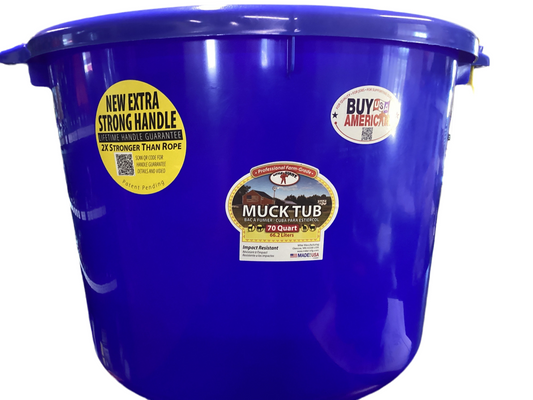 Muck Tub 70gal Royal Blue