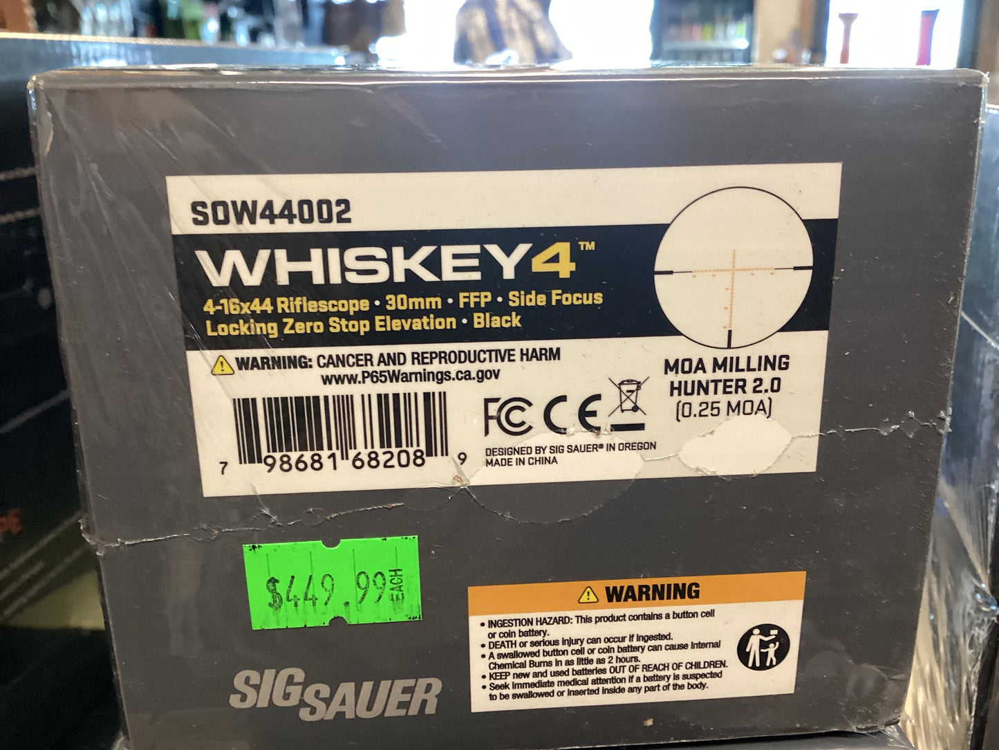 Whiskey4 4-16x44 Riflescope