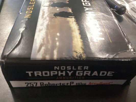 Nosler 257 Robert’s+P 110 Gr
