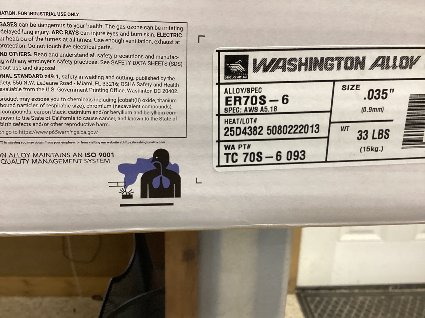 Washington Alloy .035 33lbs