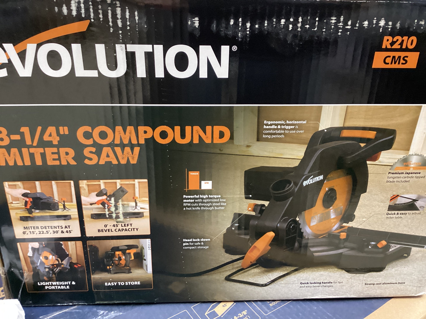 Evolution 8-1/4 miter saw